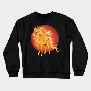 Golden Unicorn Crewneck Sweatshirt